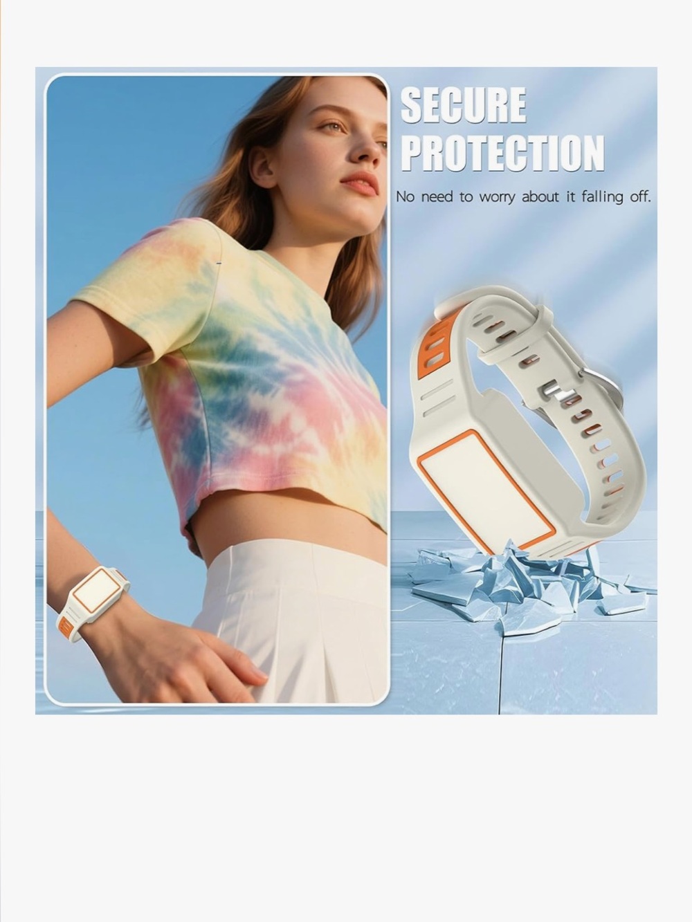 Band for whoop mg 5.0 White alternative Band — made for whoop not by whoop nwot